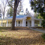 Exterior of Airlie Center Pavilion, after. Photo by James Hricko Architect LLC.