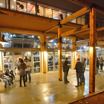 Exterior of Wort Hog Brewing Company, after. Photo by James Hricko Architect LLC.