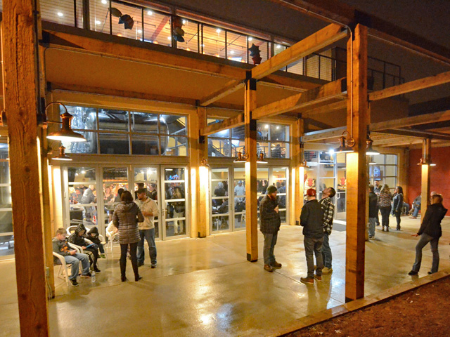 Exterior of Wort Hog Brewing Company, after. Photo by James Hricko Architect LLC.