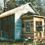 Primitive Baptist Church, during restoration. Photo by James Hricko Architect LLC.