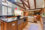 Interior of Farmhouse, the kitchen is in view. Photo by James Hricko Architect LLC.