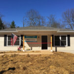 Exterior of Fauquier Habitat for Humanity single family home. Photo by James Hricko Architect LLC.