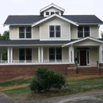 Exterior, front elevation, Modern Bungalow. Photo by James Hricko Architect LLC.