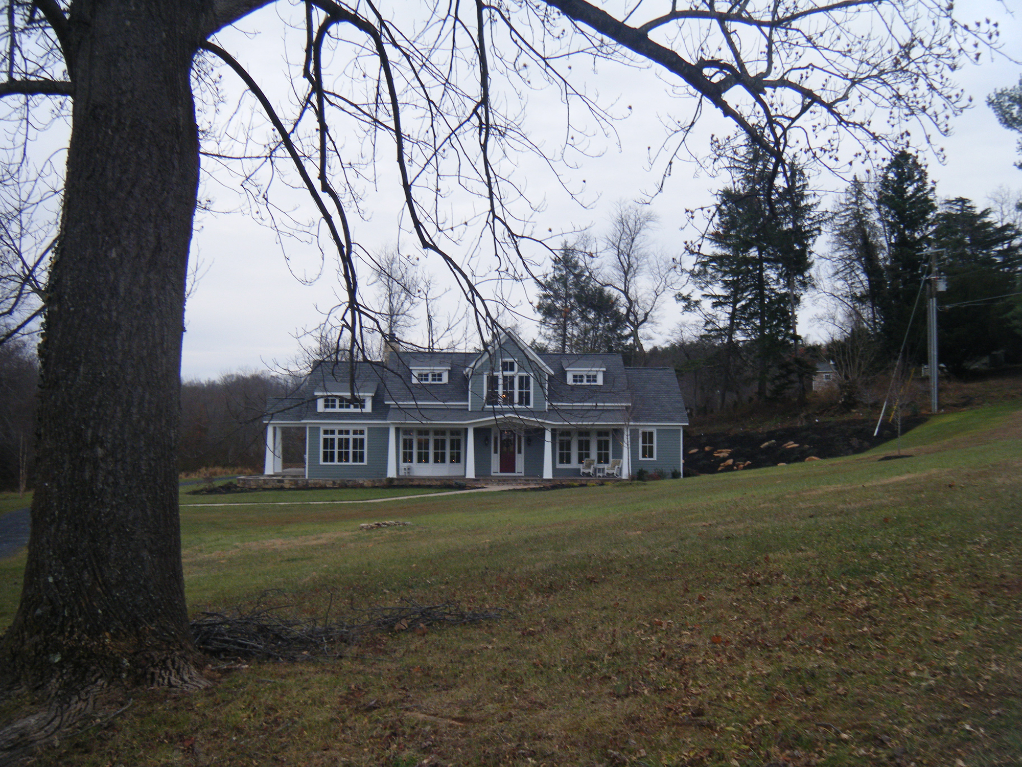 Exterior, front elevation, Mountain View House. Photo by James Hricko Architect LLC.