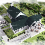 Rendering of Mt. Pisgah Baptist Church remodel. Photo by James Hricko Architect LLC.