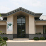 Exterior, front elevation, Piedmont Press and Graphics. Photo by James Hricko Architect LLC.