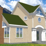 House Plan: Gibson. Image by James Hricko Architect LLC.