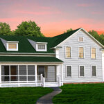House Plan: Greek Revival. Image by James Hricko Architect LLC.