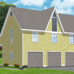 Carriage House Plan: Hillside. Image by James Hricko Architect LLC.