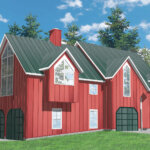 Carriage House Plan: Homestead. Image by James Hricko Architect LLC.