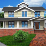 House Plan: Modern Bungalow. Image by James Hricko Architect LLC.