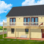 Carriage House Plan: Pendleton (A). Image by James Hricko Architect LLC.