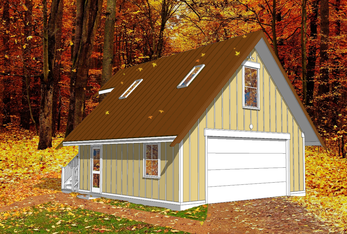Carriage House Plan: Shenandoah. Image by James Hricko Architect LLC.