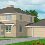 House Plan: Madison (A). Image by James Hricko Architect LLC.