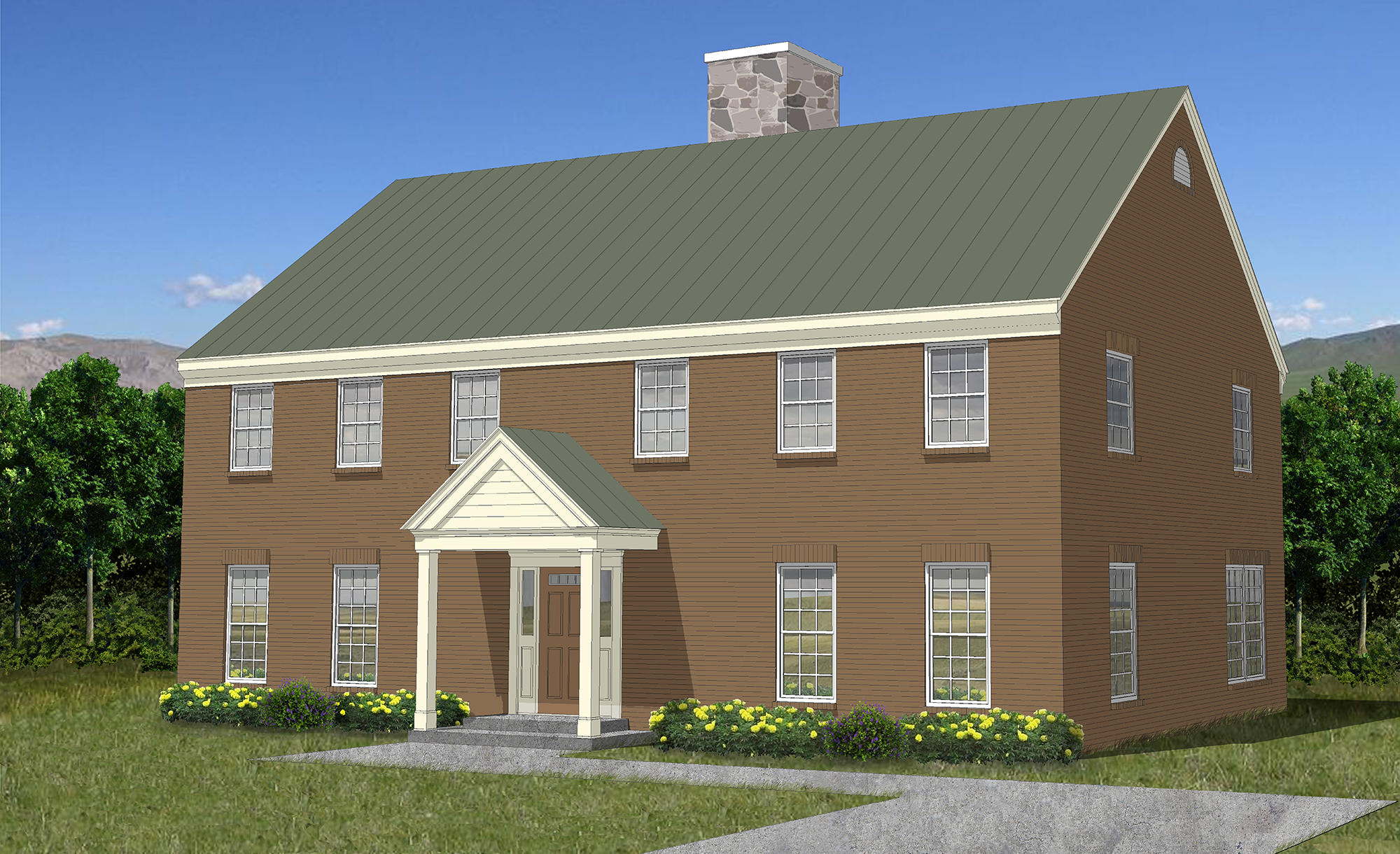 House Plan: Waterview. Image by James Hricko Architect LLC.