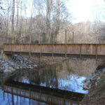 Bridge at Popes Head Creek. Photo by James Hricko Architect LLC.
