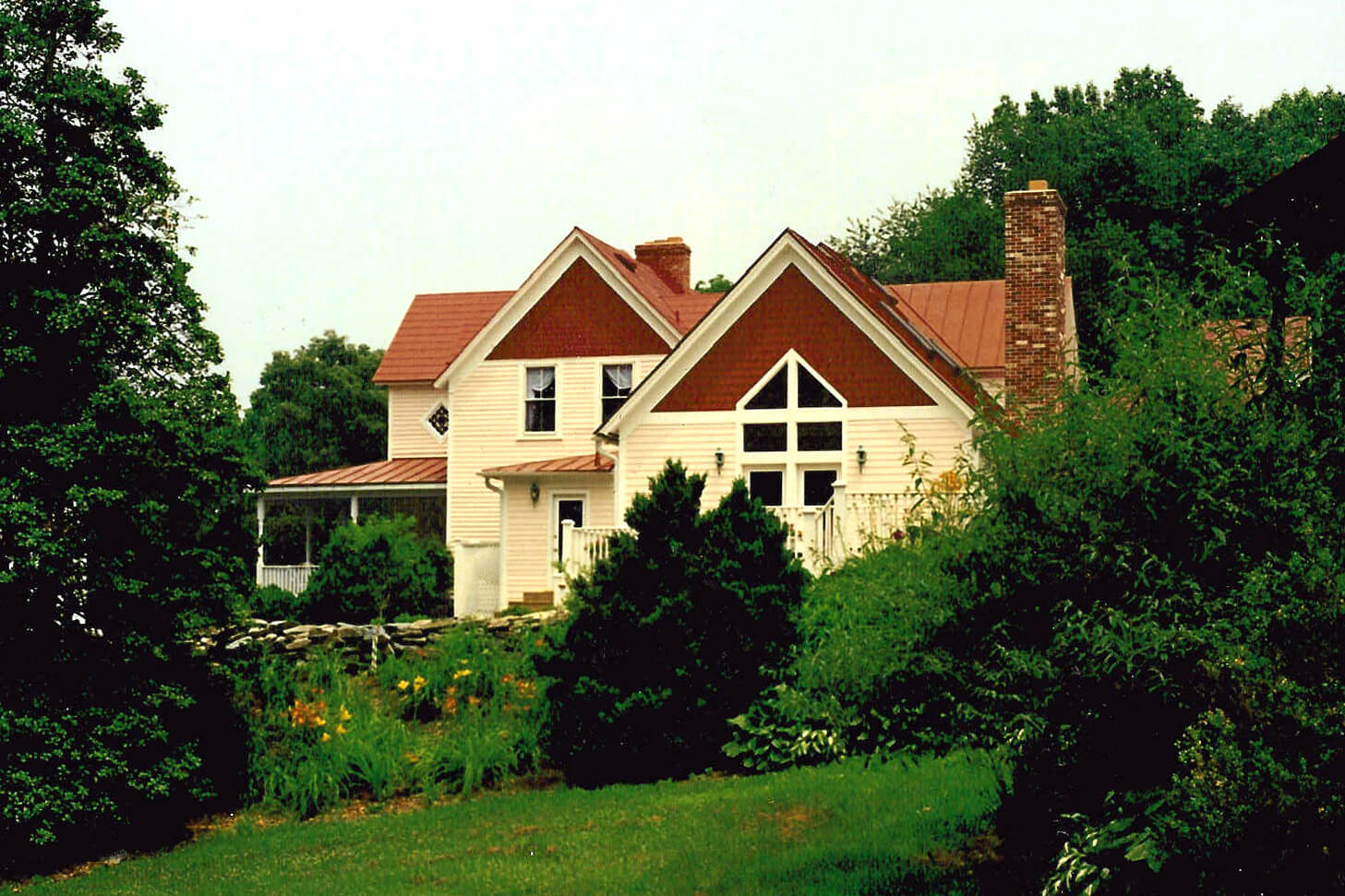 Exterior, Red Gables, after. Photo by James Hricko Architect LLC.