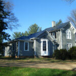 Exterior, Warrenton historic home, after. Photo by James Hricko Architect LLC.