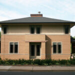 Exterior, Waterloo Cottage. Photo by James Hricko Architect LLC.